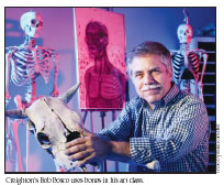 Bob Bosco Displays His Bones